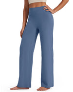 G4Free - BareFeel Wide Leg High-Waisted Pants Petite -GF24J247FA-S