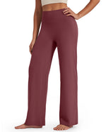 G4Free - BareFeel Wide Leg High-Waisted Pants Petite -GF24J247FA-S
