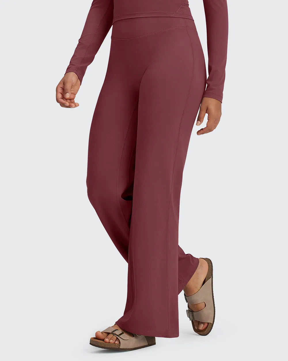 G4Free - BareFeel Wide Leg High-Waisted Pants Tall -GF24J249GA-S-GF24J249GB-M-GF24J249GC-L-GF24J249GD-XL-GF24J249GE-XXL