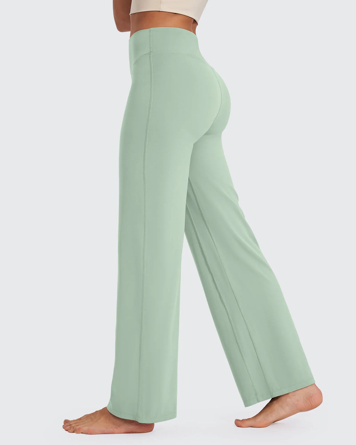 G4Free - BareFeel Wide Leg High-Waisted Pants Tall -GF24J249GA-S-GF24J249GB-M-GF24J249GC-L-GF24J249GD-XL-GF24J249GE-XXL