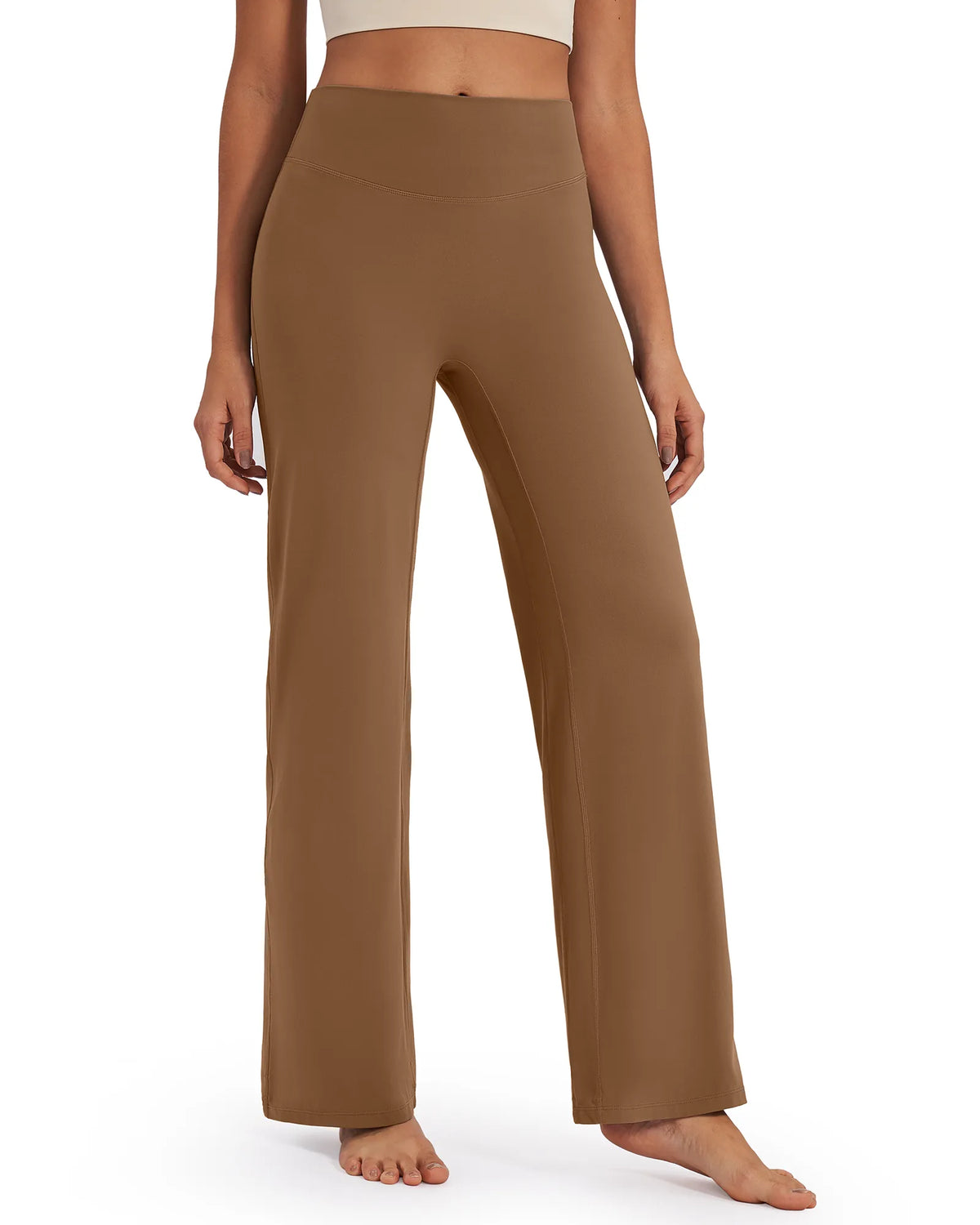 G4Free - BareFeel Wide Leg High-Waisted Pants Petite -GF24J247FA-S-GF24J247FB-M-GF24J247FC-L-GF24J247FD-XL-GF24J247FE-XXL