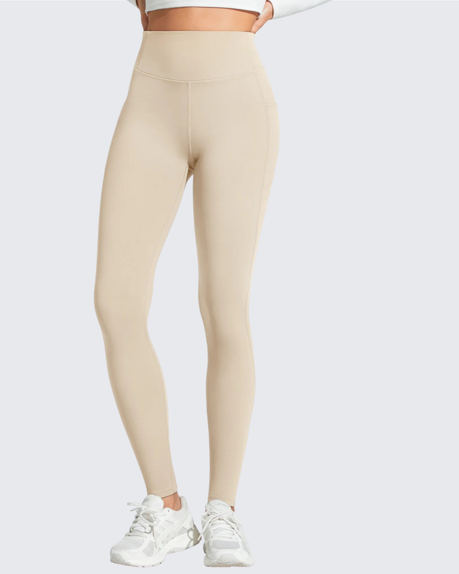 G4Free - Barefeel Fleece Lined High Stretch Yoga Workout Leggings -GF25G767AA-S-GF25G768AA-S-GF25G767AB-M-GF25G768AB-M-GF25G767AC-L