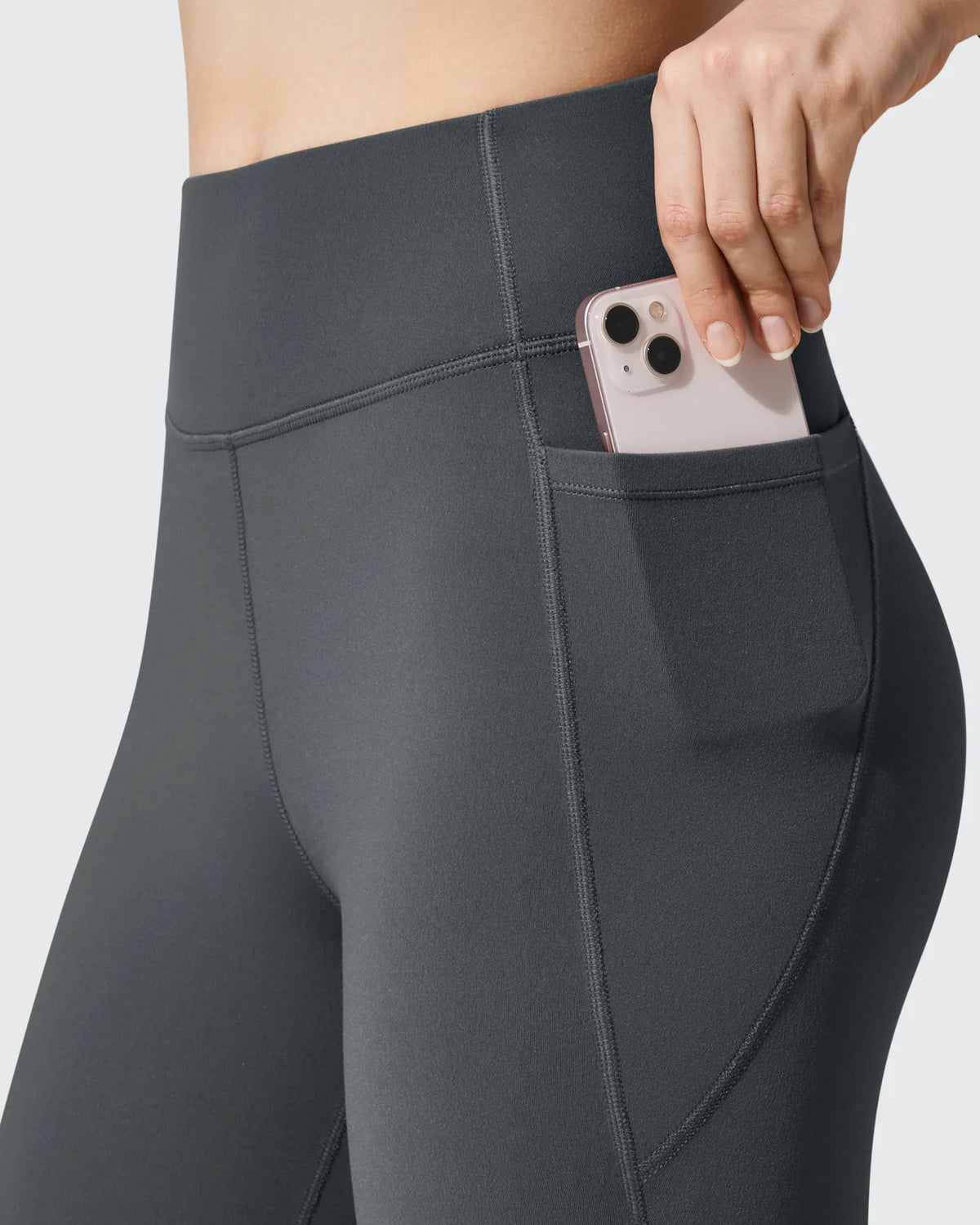 G4Free - Barefeel Fleece Lined High Waist Flare Yoga Leggings -GF25A703AA-S-GF25A704AA-S-GF25A705AA-S-GF25A703AB-M-GF25A704AB-M