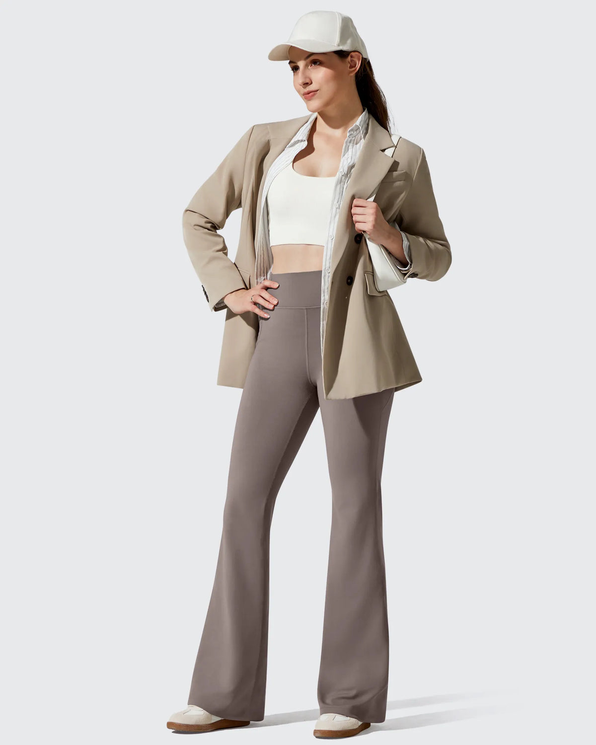 G4Free - Barefeel Fleece Lined High Waist Flare Yoga Leggings -GF25A703AA-S-GF25A704AA-S-GF25A705AA-S-GF25A703AB-M-GF25A704AB-M