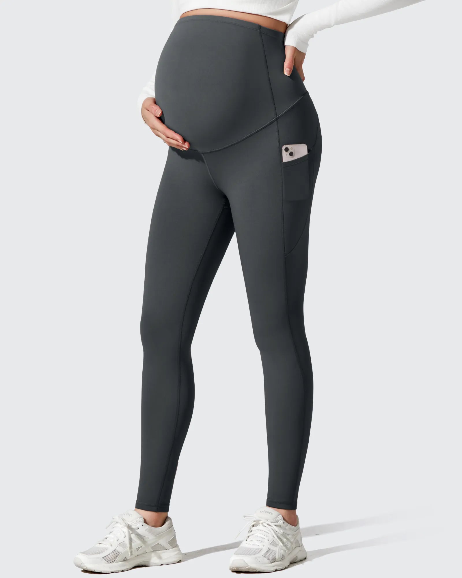 G4Free - Barefeel Fleece Lined Maternity Leggings -GF25AY634AA-S