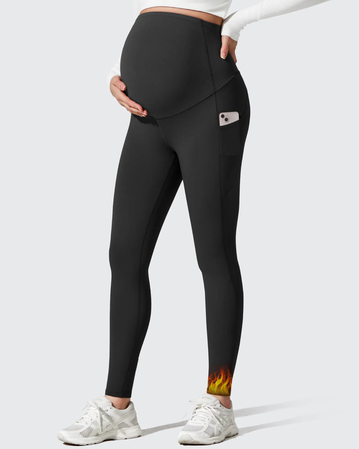 G4Free - Barefeel Fleece Lined Maternity Leggings -GF25AY634AA-S-GF25AY635AA-S-GF25AY636AA-S-GF25AY634AB-M-GF25AY635AB-M