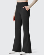 G4Free - Barefeel Fleece Lined Pockets Flare Yoga Pants -GF25A631EA-S-GF25A632DA-S-GF25A633EA-S-GF25A631EB-M-GF25A632DB-M