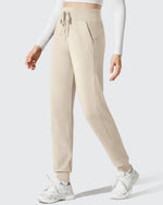 G4Free - Barefeel Fleece Lined Tapered Leg Drawstring Joggers -GF25D716AA-S-GF25D717AA-S-GF25D718AA-S-GF25D716AB-M-GF25D717AB-M