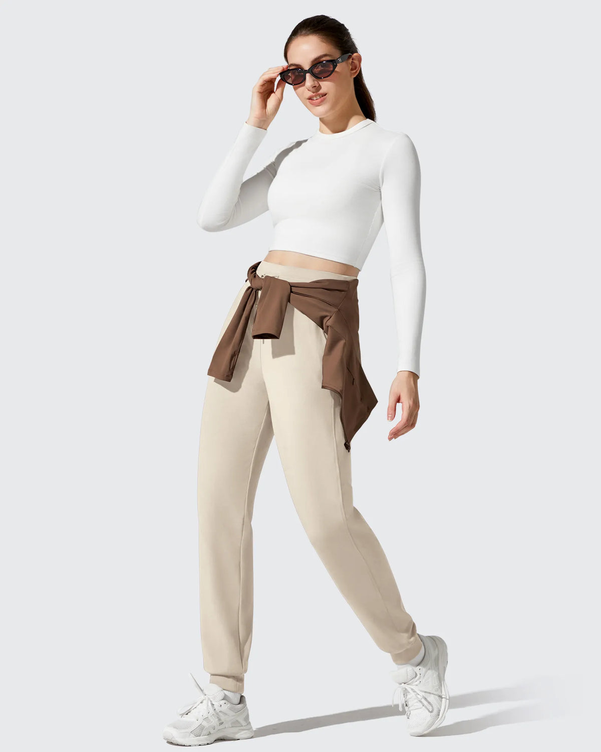 G4Free - Barefeel Fleece Lined Tapered Leg Drawstring Joggers -GF25D716AA-S-GF25D717AA-S-GF25D718AA-S-GF25D716AB-M-GF25D717AB-M