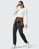 G4Free - Barefeel Fleece Lined Tapered Leg Drawstring Joggers -GF25D716AA-S-GF25D717AA-S-GF25D718AA-S-GF25D716AB-M-GF25D717AB-M