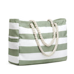 G4Free - Canvas Waterproof Sandproof Large Beach Tote Bags -TN25B597A-TN25B597B-TN25B597C