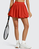 G4Free - Chillwhisp Bubble Ruffled Hem Inner Shorts Tennis Skirts 14'' -GF26H796B005F-XS-GF26H796B005A-S-GF26H796B005B-M-GF26H796B005C-L-GF26H796B005D-XL