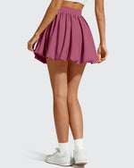 G4Free - Chillwhisp Bubble Ruffled Hem Inner Shorts Tennis Skirts 14'' -GF26H796B005F-XS-GF26H796B005A-S-GF26H796B005B-M-GF26H796B005C-L-GF26H796B005D-XL