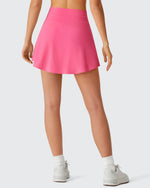 G4Free - Drawstring Curved Hem Inner Shorts Ball Pocket Skorts 15" -GF26H815G012F-XS-GF26H815G012A-S-GF26H815G012B-M-GF26H815G012C-L-GF26H815G012D-XL