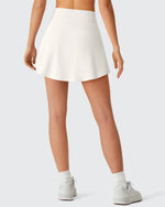 G4Free - Drawstring Curved Hem Inner Shorts Ball Pocket Skorts 15" -GF26H815G012F-XS-GF26H815G012A-S-GF26H815G012B-M-GF26H815G012C-L-GF26H815G012D-XL