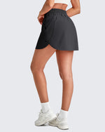 G4Free - Elastic High Waisted A Line Golf Skirts -GF25H406AA-S-GF25H406AB-M-GF25H406AC-L-GF25H406AD-XL-GF25H406AE-XXL