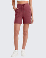 G4Free - EverGoing Bermuda Drawstring High-Waist Athletic Shorts -GF25E308AF-XS