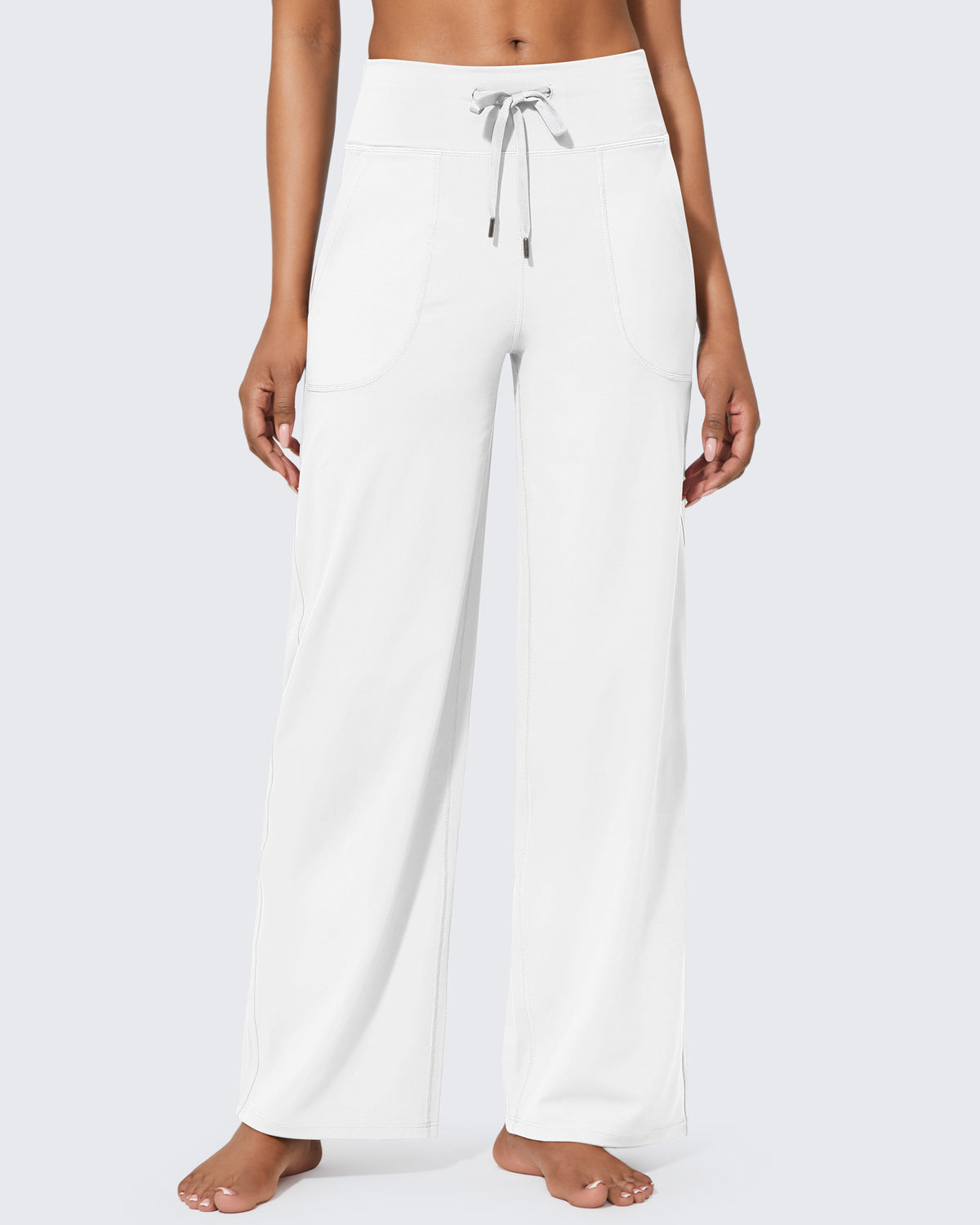G4Free - EverGoing Business Casual High-Waist Wide Leg Pants Petite -GF23J189AF-XS