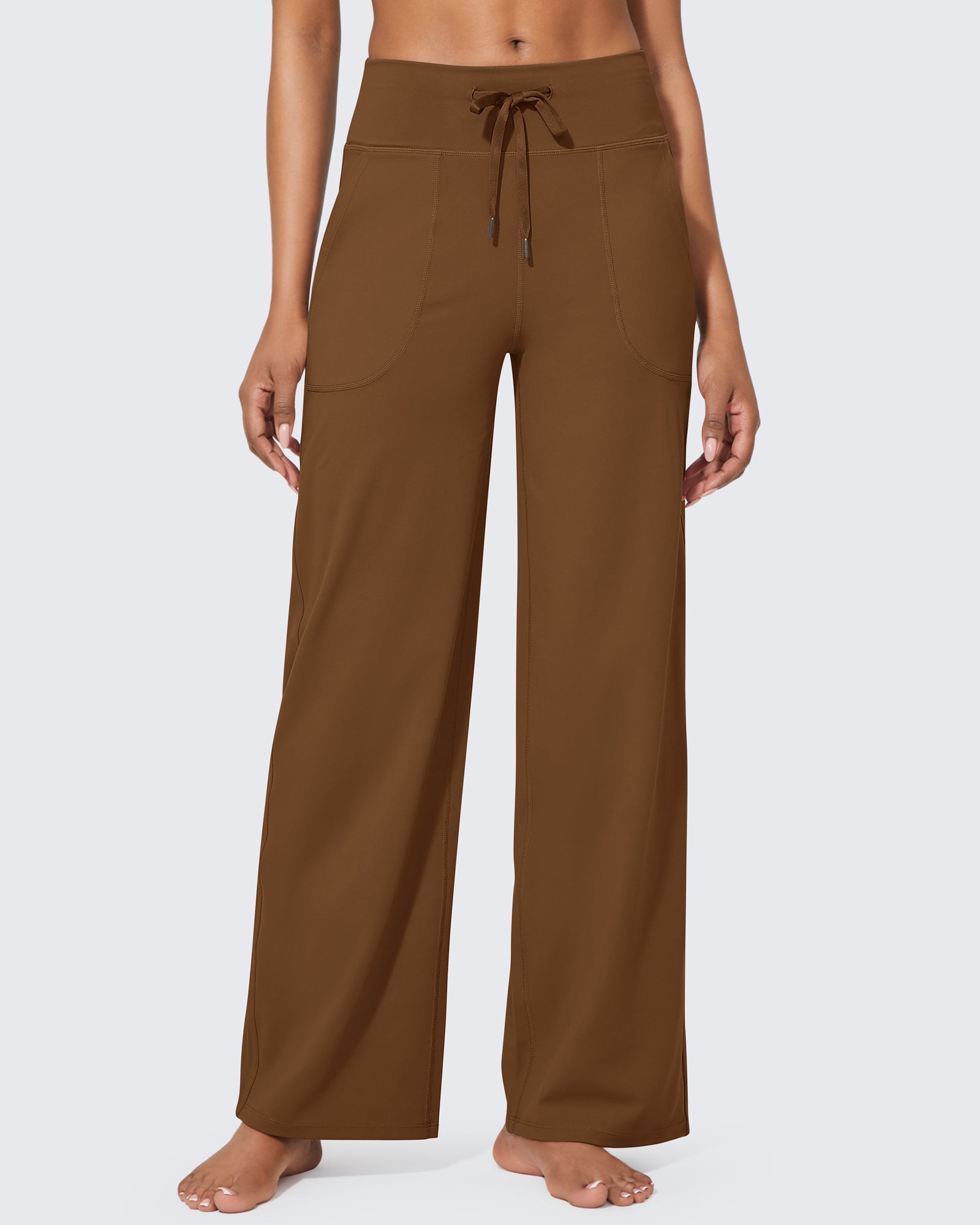 G4Free - EverGoing Business Casual High-Waist Wide Leg Pants Petite -GF23J189AF-XS-GF23J189AA-S-GF23J189AB-M-GF23J189AC-L-GF23J189AD-XL