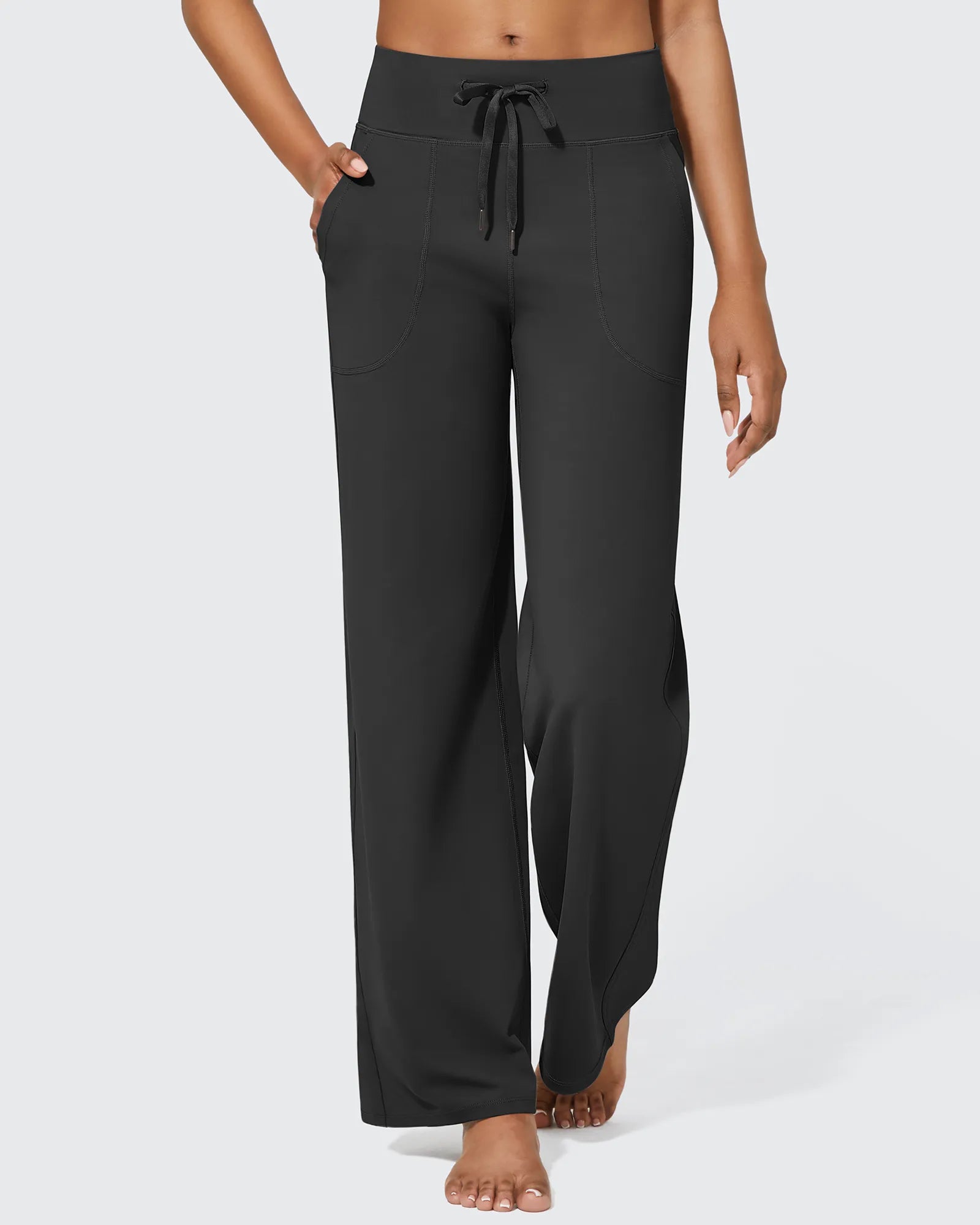 G4Free - EverGoing Business Casual High-Waist Wide Leg Pants Petite -GF23J189AF-XS-GF23J189AA-S-GF23J189AB-M-GF23J189AC-L-GF23J189AD-XL