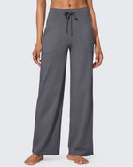 G4Free - EverGoing Business Casual High-Waist Wide Leg Pants Petite -GF23J189CF-XS