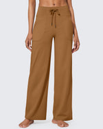 G4Free - EverGoing Business Casual High-Waist Wide Leg Pants Petite -GF23J189KF-XS