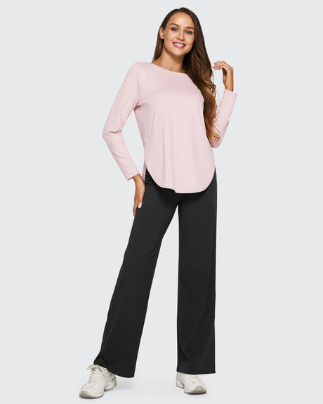 G4Free - EverGoing Business Casual Wide Leg Yoga Pants 27'' -GF25J391AF-XS