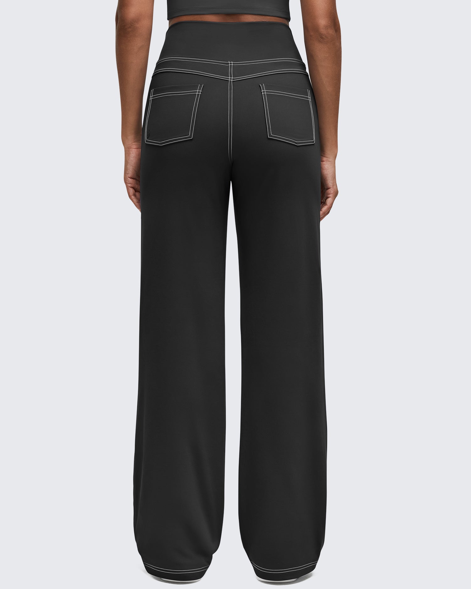 G4Free - EverGoing Contrast Stitch High-Waist Wide Leg Pants -GF25J581AA-S-GF25J582AA-S-GF25J583AA-S-GF25J581AB-M-GF25J582AB-M