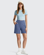 G4Free - EverGoing Cross Waist Pockets Athletic Shorts 6'' -GF26E784A001F-XS-GF26E784A001A-S-GF26E784A001B-M-GF26E784A001C-L-GF26E784A001D-XL