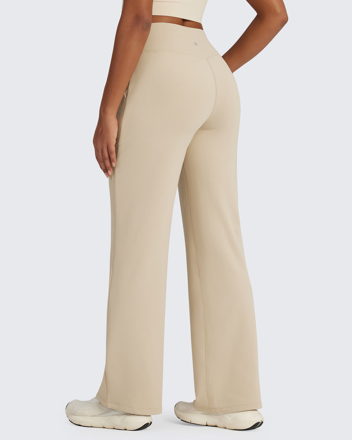 G4Free - EverGoing Fleece Lined High-Waist Drawstring Pants -GF24J215DA-S