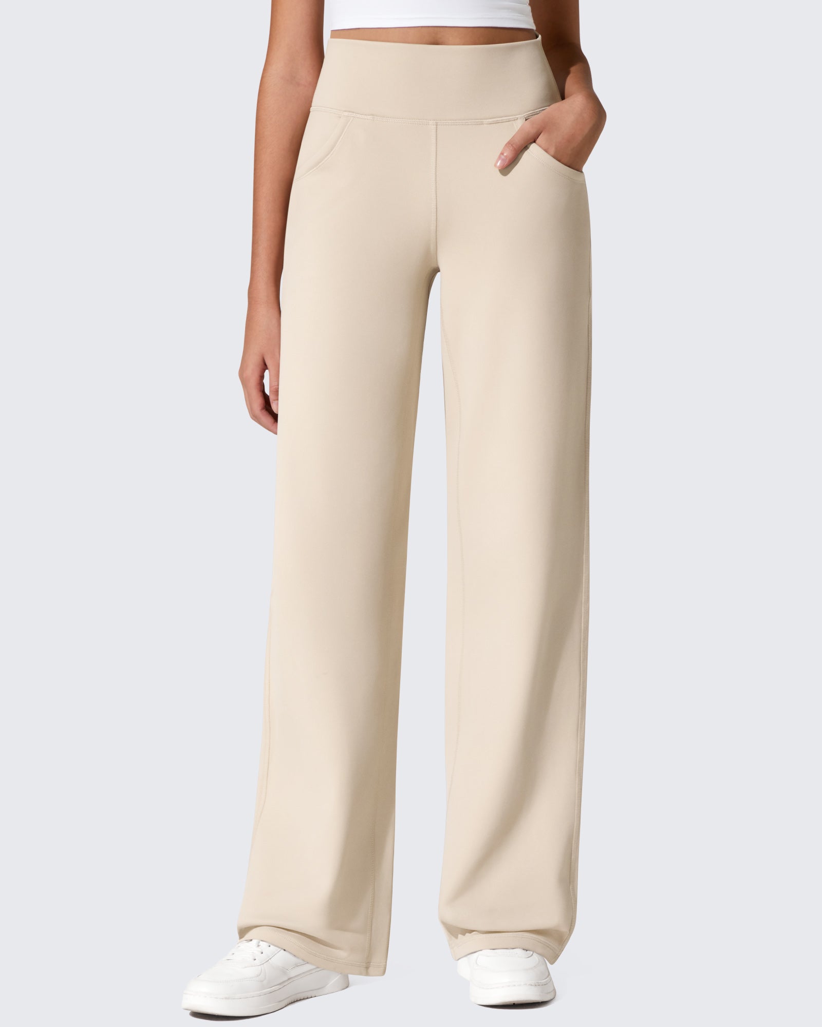 G4Free - EverGoing Fleece Lined High-Waist Wide Leg Thermal Trousers -GF24J230AA-S-GF24J231AA-S-GF24J232AA-S-GF24J230AB-M-GF24J231AB-M