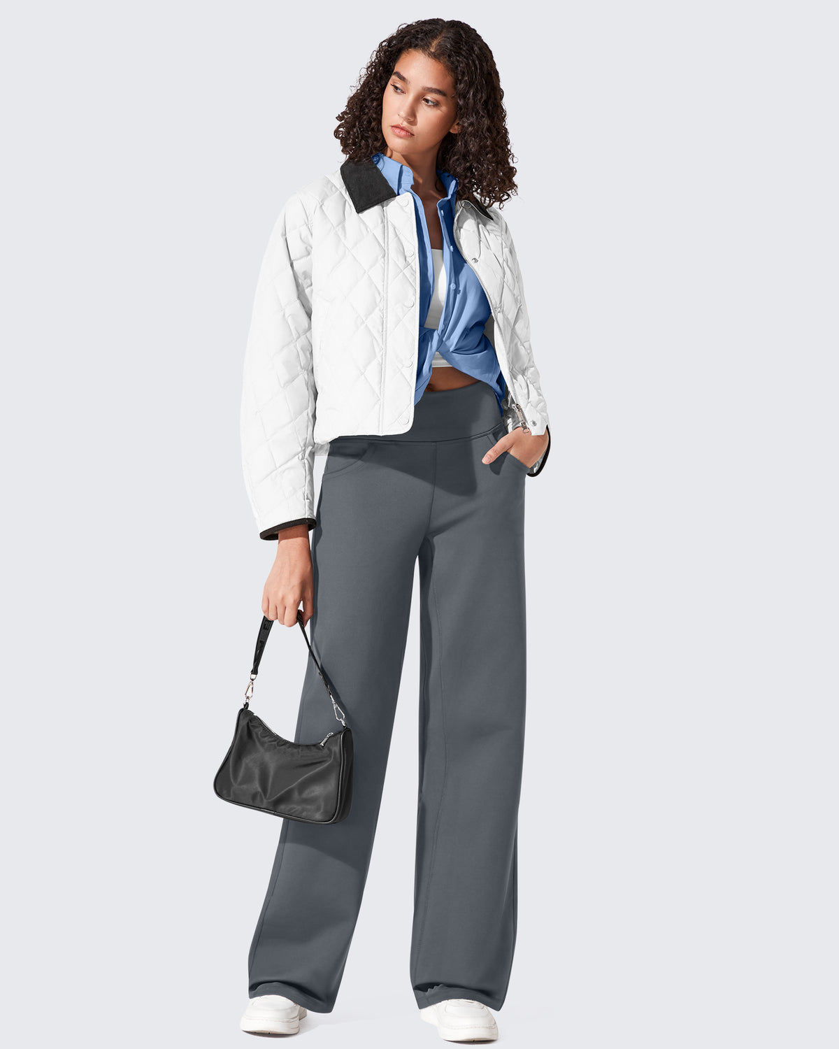 G4Free - EverGoing Fleece Lined High-Waist Wide Leg Thermal Trousers -GF24J230AA-S-GF24J231AA-S-GF24J232AA-S-GF24J230AB-M-GF24J231AB-M