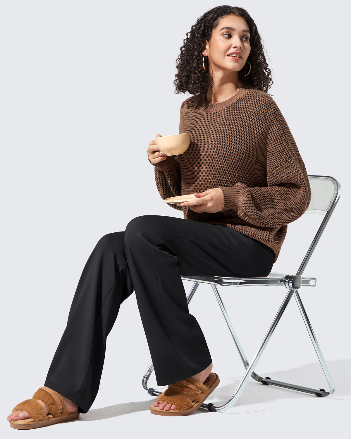 G4Free - EverGoing Fleece Lined High-Waisted Dressy Pants -GF24J238AA-S-GF24J239AA-S-GF24J240AA-S-GF24J238AB-M-GF24J239AB-M