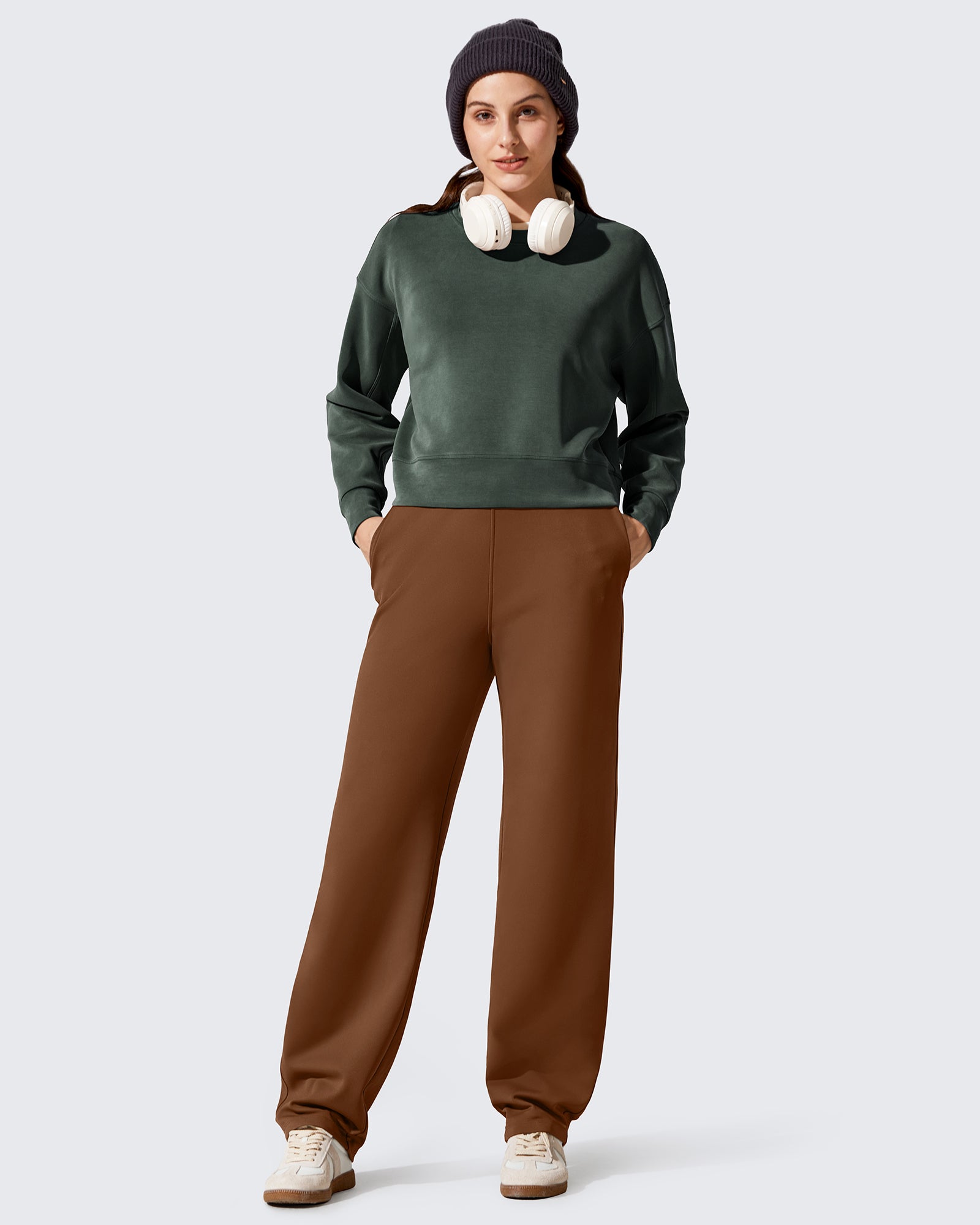 G4Free - EverGoing Fleece Lined Loose Warm Narrow Legs Pants -GF25J684AF-XS-GF25J685AF-XS-GF25J686AF-XS-GF25J684AA-S-GF25J685AA-S