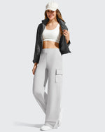 G4Free - EverGoing High-Waist 4 Pockets Wide Leg Cargo Pants -GF26J798A001A-S-GF26J799A001A-S-GF26J800A001A-S-GF26J798A001B-M-GF26J799A001B-M
