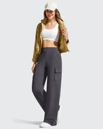 G4Free - EverGoing High-Waist 4 Pockets Wide Leg Cargo Pants -GF26J798A001A-S-GF26J799A001A-S-GF26J800A001A-S-GF26J798A001B-M-GF26J799A001B-M