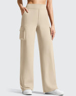 G4Free - EverGoing High-Waist 4 Pockets Wide Leg Cargo Pants -GF26J798A001A-S-GF26J799A001A-S-GF26J800A001A-S-GF26J798A001B-M-GF26J799A001B-M