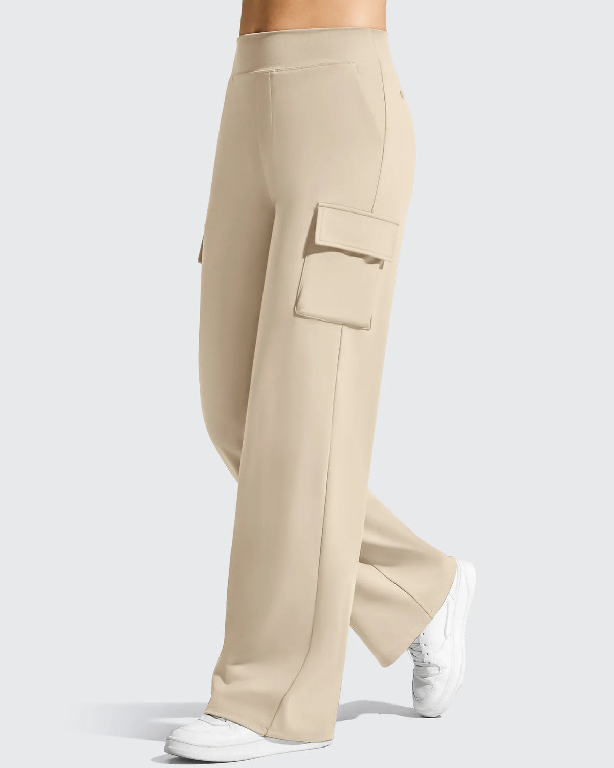 G4Free - EverGoing High-Waist 4 Pockets Wide Leg Cargo Pants -GF26J798A001A-S-GF26J799A001A-S-GF26J800A001A-S-GF26J798A001B-M-GF26J799A001B-M