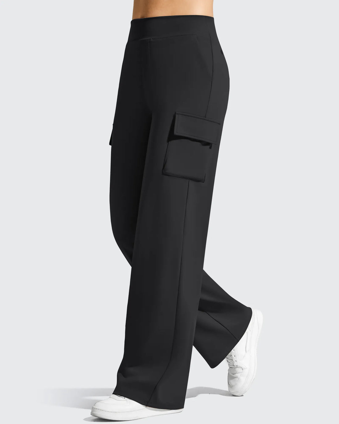 G4Free - EverGoing High-Waist 4 Pockets Wide Leg Cargo Pants -GF26J798A001A-S-GF26J799A001A-S-GF26J800A001A-S-GF26J798A001B-M-GF26J799A001B-M