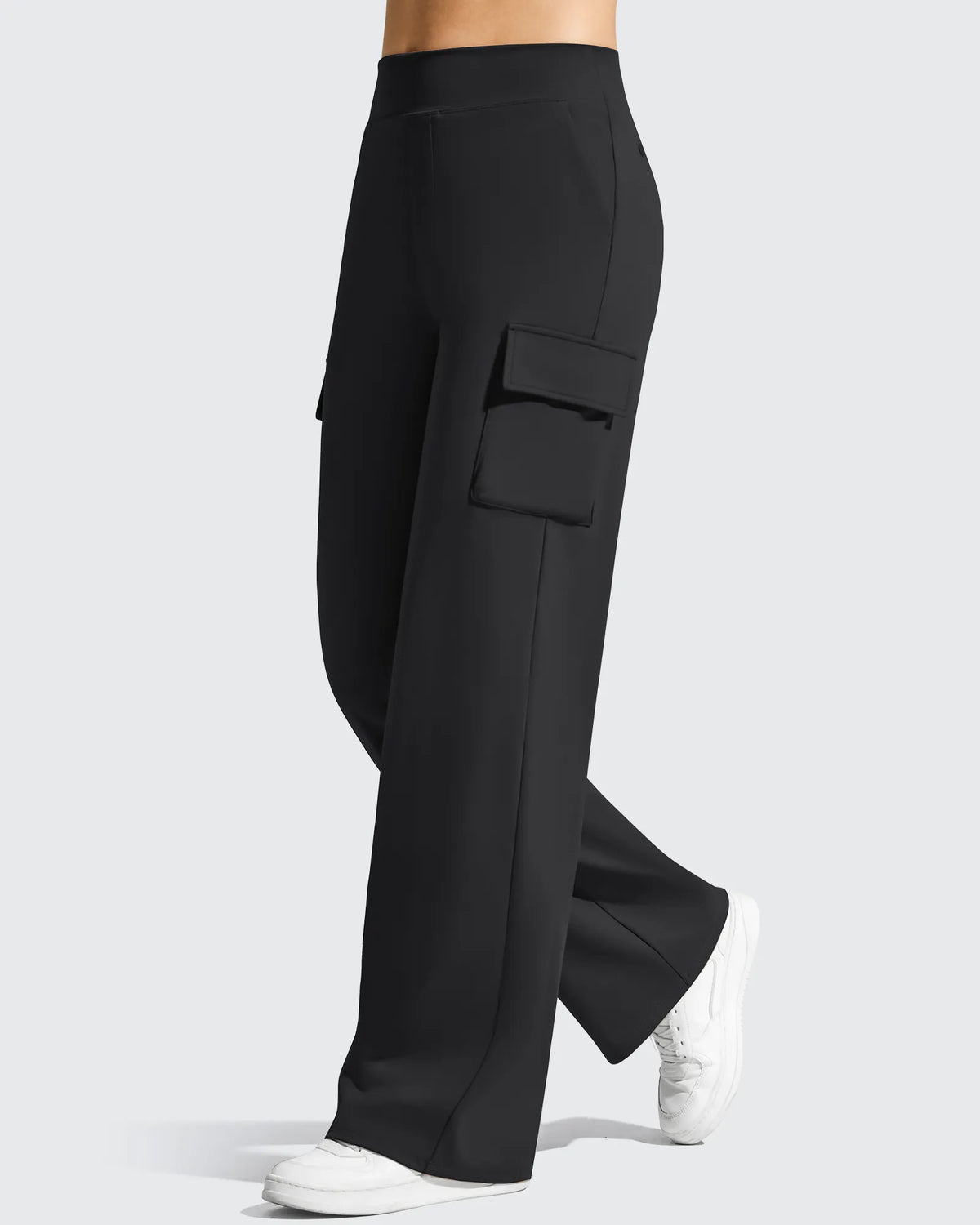 G4Free - EverGoing High-Waist 4 Pockets Wide Leg Cargo Pants -GF26J798A001A-S-GF26J799A001A-S-GF26J800A001A-S-GF26J798A001B-M-GF26J799A001B-M