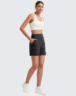 G4Free - EverGoing High-Waist Burmuda Athletic Shorts 5'' -GF25E342AF-XS