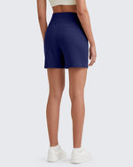 G4Free - EverGoing High-Waist Burmuda Athletic Shorts 5'' -GF25E342AF-XS