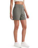 G4Free - EverGoing High-Waist Burmuda Athletic Shorts 5'' -GF25E342AF-XS-GF25E342AA-S-GF25E342AB-M-GF25E342AC-L-GF25E342AD-XL