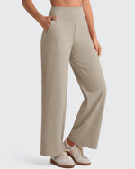 G4Free - EverGoing High Waist Stretch Dressy Cropped Pants Petite -GF25J463BF-XS