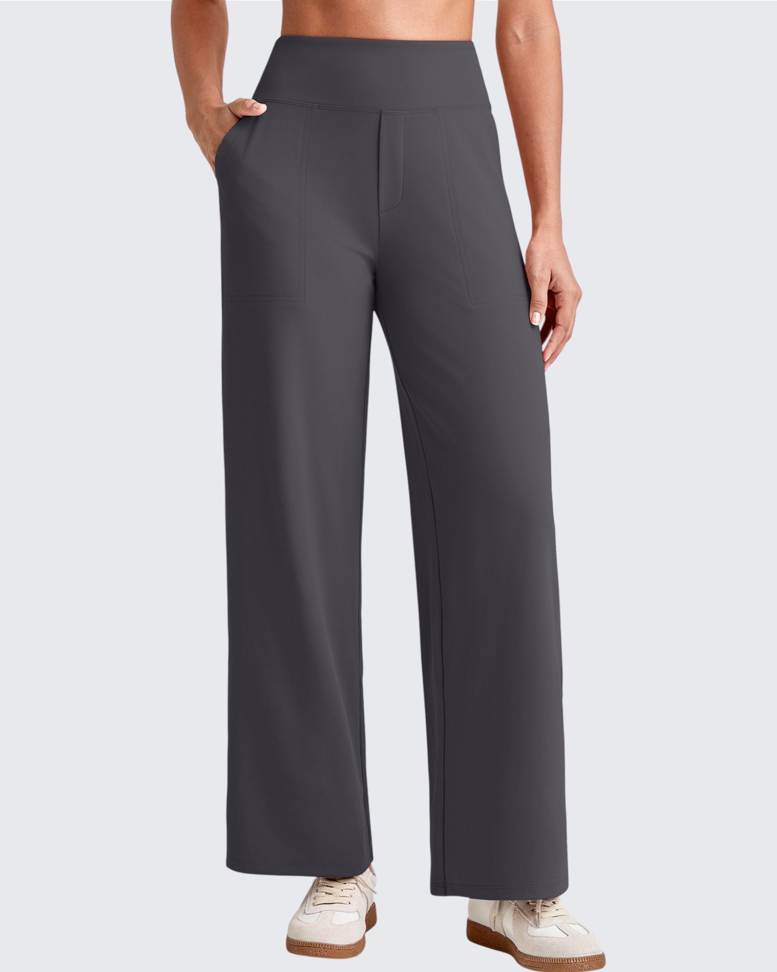 G4Free - EverGoing High Waist Stretch Dressy Cropped Pants Petite -GF25J463BF-XS-GF25J463BA-S-GF25J463BB-M-GF25J463BC-L-GF25J463BD-XL