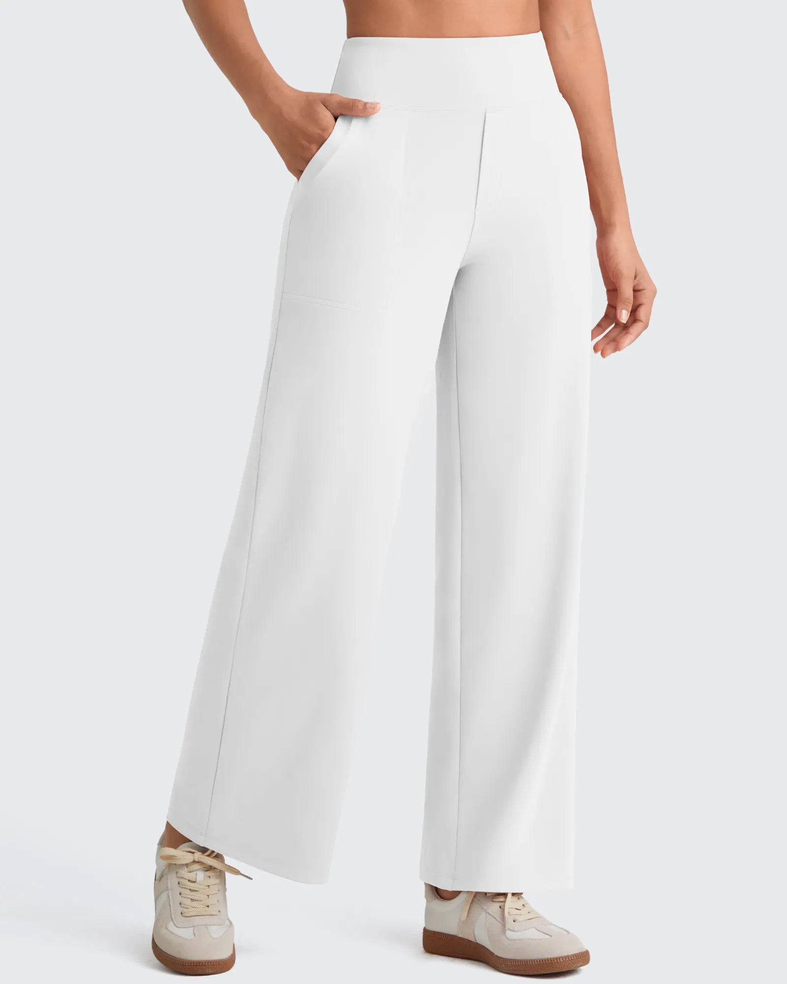 G4Free - EverGoing High Waist Stretch Dressy Cropped Pants Petite -GF25J463BF-XS-GF25J463BA-S-GF25J463BB-M-GF25J463BC-L-GF25J463BD-XL