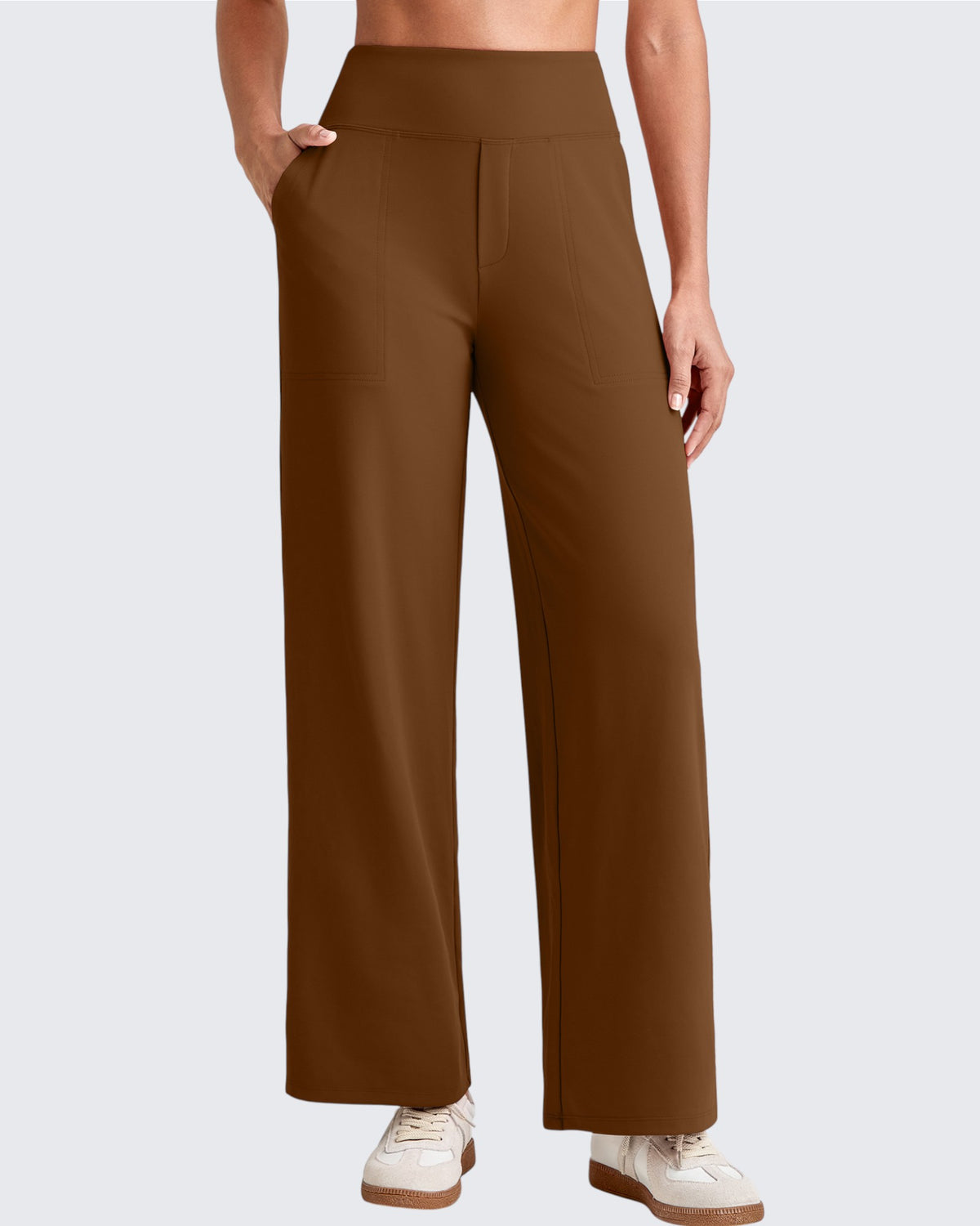 G4Free - EverGoing High Waist Stretch Dressy Cropped Pants Regular -GF25J468HF-XS