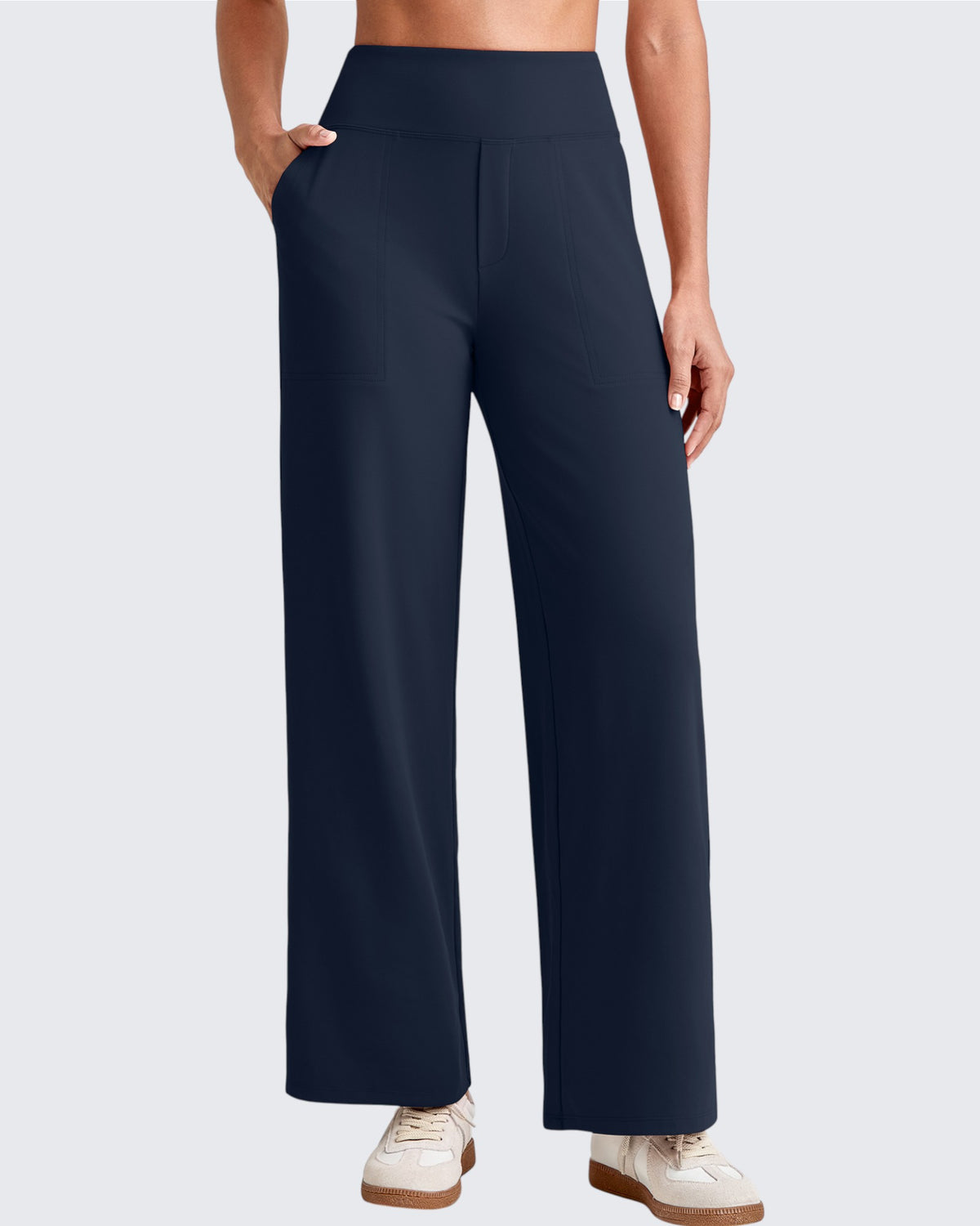 G4Free - EverGoing High Waist Stretch Dressy Cropped Pants Regular -GF25J468HF-XS-GF25J468HA-S-GF25J468HB-M-GF25J468HC-L-GF25J468HD-XL