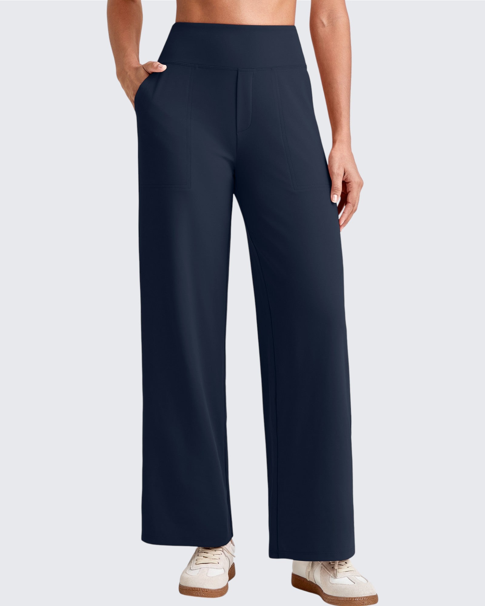 G4Free - EverGoing High Waist Stretch Dressy Cropped Pants Regular -GF25J468HF-XS-GF25J468HA-S-GF25J468HB-M-GF25J468HC-L-GF25J468HD-XL
