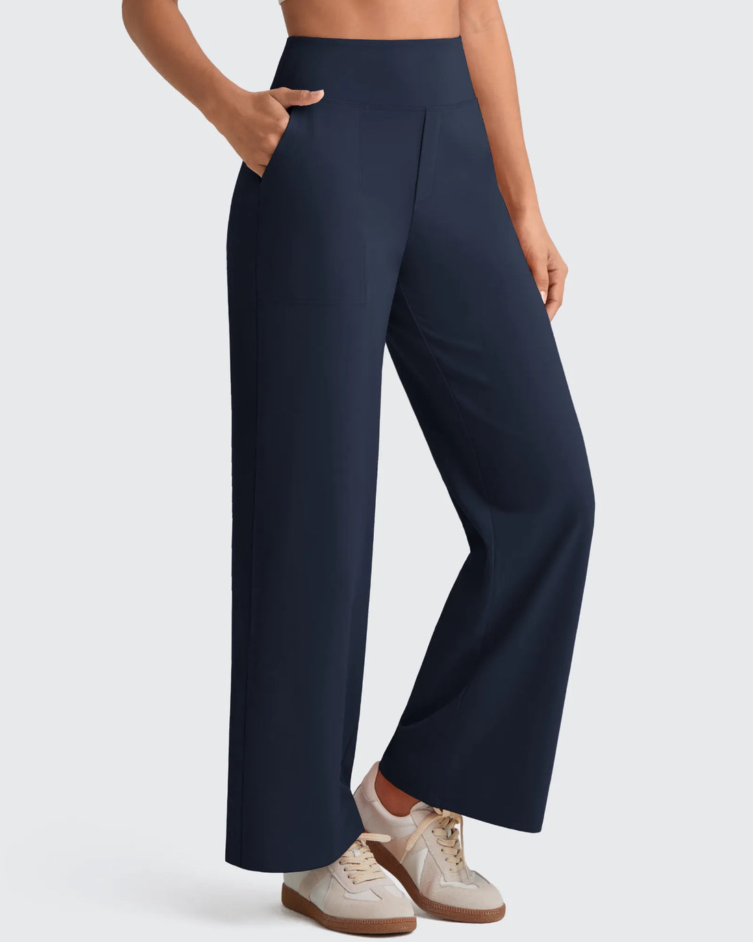 G4Free - EverGoing High Waist Stretch Dressy Cropped Pants Regular -GF25J468HF-XS-GF25J468HA-S-GF25J468HB-M-GF25J468HC-L-GF25J468HD-XL